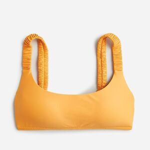 J.Crew Scrunchie-strap squareneck bikini top Size XL